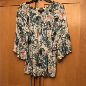 Karen Kane Ruffle Top